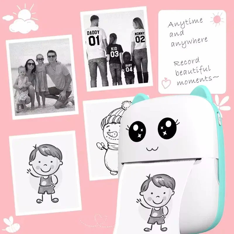 PocketPrint™ – Wireless Mini Printer (No Ink Needed)